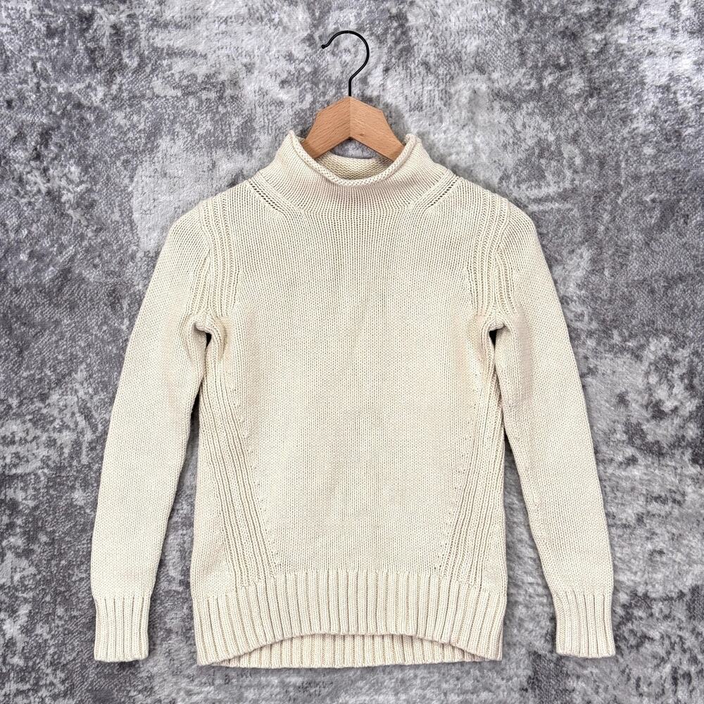 J Crew 1988 Rollneck Sweater XXS Womens 100% Cotton Knit
